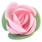 Flor Rosa de Oblea 6 cores 30mm 180 un