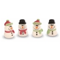 Figuras de Bonecos de Neve em A��car 35mm 3 Modelos 48 un