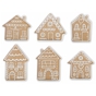 Casas de Natal em A��car 44/60mm 6 Modelos 18 un