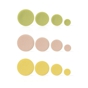 Decoraes de Chocolate Dobla - Spots Pastel 420 un