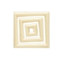 Decoraes de Chocolate Barbara Decor - Squares White Set 64,44,23mm 180 un