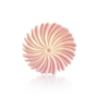 Decoraes de Chocolate Dobla - Rosette pink/white 30 un
