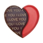 Decoraes de Chocolate Barbara Decor - Heart I Love You 34mm 240 un