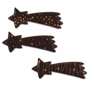 Estrelas Brilhantes Chocolate Negro Modecor 70x70x30mm 60 un