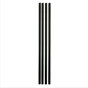 Palhinha Direita em Papel Avulso - Preto  �6x250mm 12x250un