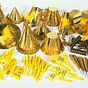 Kit Ano Novo para 20 Pessoas Holographic Gold 1 un