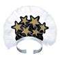 Tiaras Hologrficas de Luxo Pretas 12 un