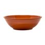 Prato Fundo de Barro Castanho Avermelhado Circular 1200ml 220x70mm 12 un