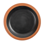 Prato Melamina Preto 160x20mm 180ml 12 un