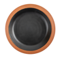 Prato Melamina Preto 229x30mm 550ml 12 un