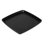 Prato Melamina Fundo Preto 267x267x25mm 6 un