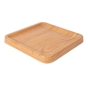 Prato Melamina Quadrado Idntico a Madeira 230x230x22mm 4 un
