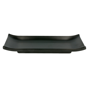 Prato rectangular Sushi Melamina Preto 224x95mm 18 un