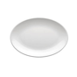 Prato Oval Melamina Branco 230x160mm 6x12 un