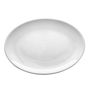 Prato Oval Melamina Branco 460x320mm 2x6 un