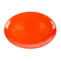 Prato Oval Melamina Vermelho 255x180mm 15 un