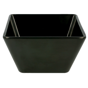 Tigela Oval Melamina Preto 700ml 130x130x70mm 6 un