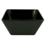 Tigela Oval Melamina Preto 1700ml 180x180x85mm 6 un