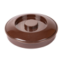 Recipiente Tortilha Melamina Castanho 190mm 1 un
