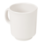 Caneca Caf Melamina Marfim 240ml 80x90mm 12 un