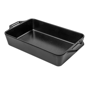 Mini Bandeja com Asas Melamina Preto 165x110x35mm 250ml 12 un