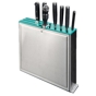 Rack em Inox para Facas de Cozinha com 10 Entradas 320x70x310mm