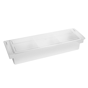 Centro de guarnicin 3 compartimentoss 495x157x90mm Cromado 1 uds