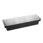 Centro de guarnicin 3 compartimentoss 495x157x90mm Negro 1 uds