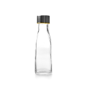 Garrafa Vidro Transaprente + Tampa Ao 570ml 70x212mm 24 un