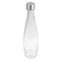 Garrafa Vidro Transaprente + Tampa Ao 930ml 90x320mm 24 un
