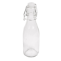 Garrafa Vidro Transaprente + Tampa Clip 250ml 55x195mm 48 un