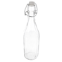 Garrafa Vidro Transaprente + Tampa Clip 500ml 70x270mm 48 un