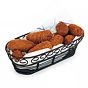 Cesta em Ao Preto Comprida 228x93x64mm