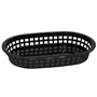 Cesta em Plstico Preto Comprida 280x175x40mm 12 un