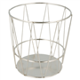 Cesta em Inox Grissinos Estilo Toscano 115x115mm 24 un