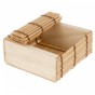 Caixa em Bamb Sushi Maki Mat 85x85x40mm 50un
