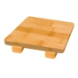 Base Quadrada em Bamb natural para Sushi 150x150x25mm 1 un