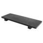 Base Retangular em Bamb Preto para Sushi 300x110x25mm 1 un