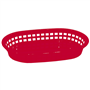 Cesta em Plstico Vermelho Comprida 280x175x40mm 12 un