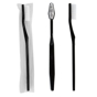 Escova de Dentes Plstico PS Preto Individual 155x10x15mm 100 un