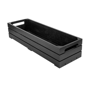 Caixa de Apresentao Buffet em Bamb Preto 530x162x100mm GN 2/4 1 un