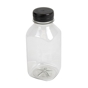 Garrafa Quadrada PET 350ml 62x62x138mm com Tampa HDPE 186 un