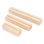 Base de madeira Natural porta-ardsia 50/75/100mm 10x3 un