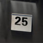 Cavalete em Inox com Nmeros de Mesa de 26 A 50 75x55mm 25 un