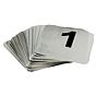 Jogo de Nmeros de Mesa em Inox de 26 A 50 95x88mm 25 un