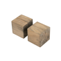 Suporte cbico madeira envelhecida 48x48x48mm 8x2 un