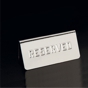 Cavalete de Mesa em Inox Reserved (EN) 120x54x59mm 1 un
