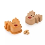 Molde de Silicone para Pastelaria Rudolph 6x100ml 73x72x30mm