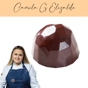Molde em Plstico Policarbonato para Bombons Praline Aotrom 29x29x19mm