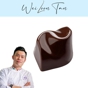 Molde em Plstico Policarbonato para Bombons Praline Flow 29x29x18mm